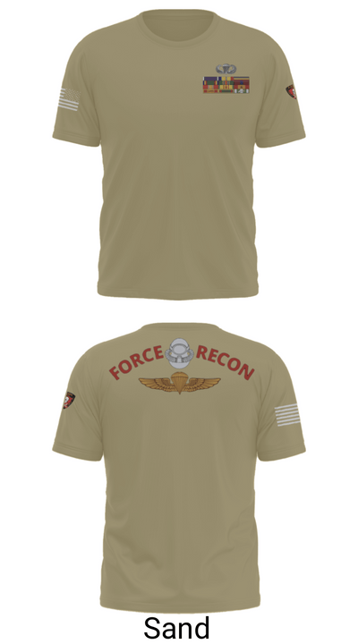 B Co. 3rd Recon Bn 24537683 Old School Cotton Feel Shirt - 90