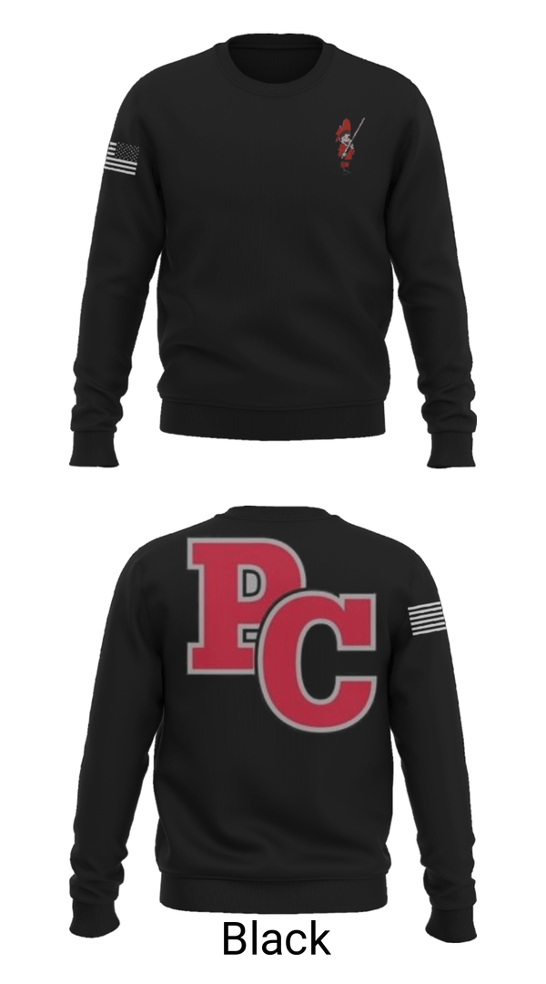 Crew Neck Sweatshirt, Perkins County Junior High School Football, Football, Teamtime, Team time, sublimation, custom sports apparel, team uniforms, spirit wear, spiritwear, sports uniforms, custom shirts, team store, custom team store, fundraiser sports, apparel fundraiser
