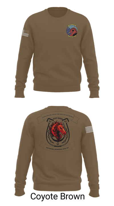 567 red horse 59779308 Crew Neck Sweatshirt - 10