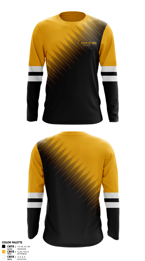 Long Sleeve Performance Shirt, Mt. Hebron Ice Vikes, Ice Hockey, Teamtime, Team time, sublimation, custom sports apparel, team uniforms, spirit wear, spiritwear, sports uniforms, custom shirts, team store, custom team store, fundraiser sports, apparel fundraiser