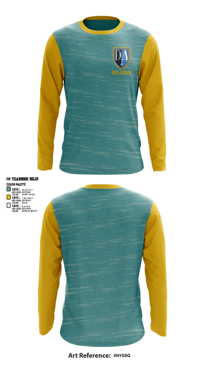 Bulldogs 95956588 Long Sleeve Performance Shirt 1