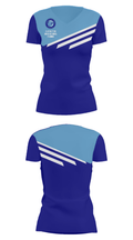 Catoctin High School Tennis 34833379 Women's Short Sleeve V-neck Shirt - 24