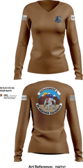 undefined Women's Long Sleeve V-neck Shirt -1 30