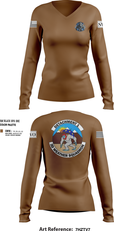 undefined Women's Long Sleeve V-neck Shirt -1 30
