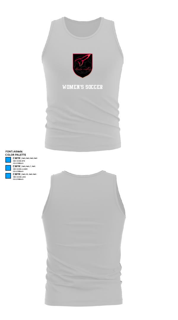 Tank Top, Moon valley, Women's Soccer, Teamtime, Team time, sublimation, custom sports apparel, team uniforms, spirit wear, spiritwear, sports uniforms, custom shirts, team store, custom team store, fundraiser sports, apparel fundraiser