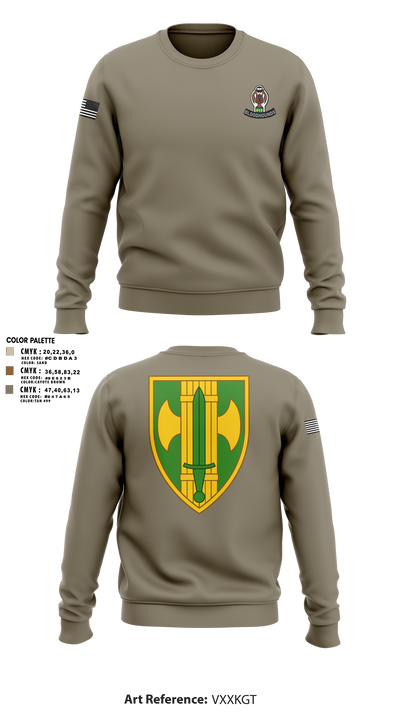 615th MP CO 40178490 Crew Neck Sweatshirt - 43