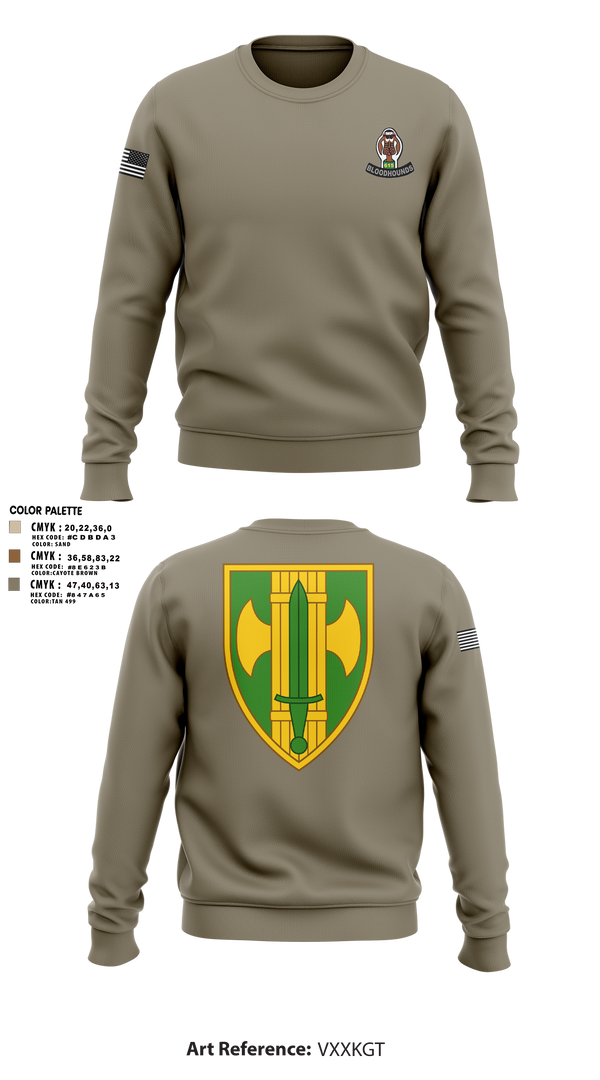 Crew Neck Sweatshirt, 615th MP CO, , Teamtime, Team time, sublimation, custom sports apparel, team uniforms, spirit wear, spiritwear, sports uniforms, custom shirts, team store, custom team store, fundraiser sports, apparel fundraiser