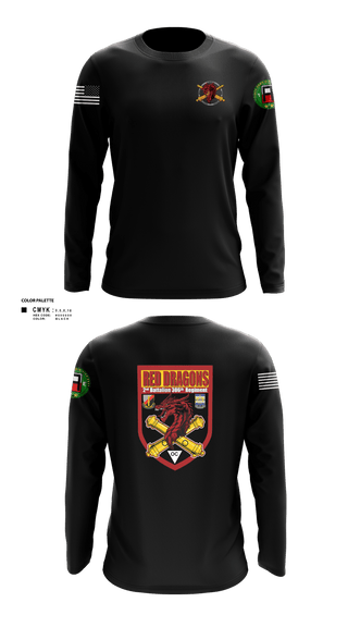 Long Sleeve Performance Shirt, 2-306th FAR, Army, Teamtime, Team time, sublimation, custom sports apparel, team uniforms, spirit wear, spiritwear, sports uniforms, custom shirts, team store, custom team store, fundraiser sports, apparel fundraiser