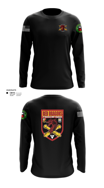 2-306th FAR 32661522 Long Sleeve Performance Shirt - 4