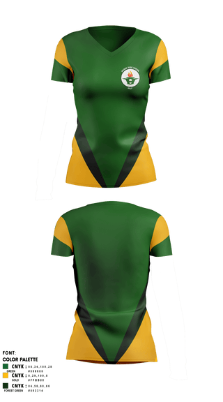 Womens Short Sleeve Vneck Shirt, Huron High School Golf, Golf, Teamtime, Team time, sublimation, custom sports apparel, team uniforms, spirit wear, spiritwear, sports uniforms, custom shirts, team store, custom team store, fundraiser sports, apparel fundraiser