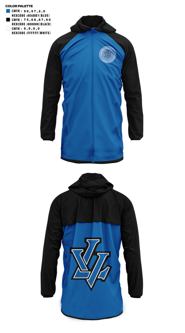 Windbreaker, Warren Middle School Cheer, Cheer, Teamtime, Team time, sublimation, custom sports apparel, team uniforms, spirit wear, spiritwear, sports uniforms, custom shirts, team store, custom team store, fundraiser sports, apparel fundraiser