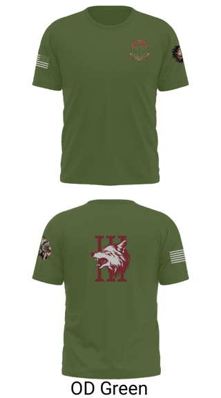 Old School Cotton Feel Shirt, Apache company, 4-6 IN, Army, Teamtime, Team time, sublimation, custom sports apparel, team uniforms, spirit wear, spiritwear, sports uniforms, custom shirts, team store, custom team store, fundraiser sports, apparel fundraiser