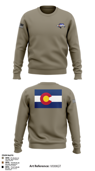 Crew Neck Sweatshirt, USS Colorado, Navy, Teamtime, Team time, sublimation, custom sports apparel, team uniforms, spirit wear, spiritwear, sports uniforms, custom shirts, team store, custom team store, fundraiser sports, apparel fundraiser