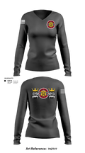 66TH TC 94065501 Women's Long Sleeve V-neck Shirt - 1
