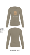Los Pistoleros 43095637 Women's Long Sleeve V-neck Shirt - 62