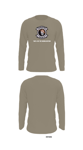 Long Sleeve Performance Shirt, VMFA-332 The Moonlighters, Marines, Teamtime, Team time, sublimation, custom sports apparel, team uniforms, spirit wear, spiritwear, sports uniforms, custom shirts, team store, custom team store, fundraiser sports, apparel fundraiser