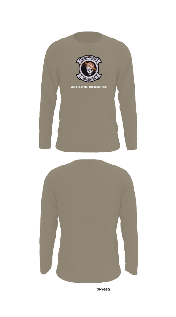 Long Sleeve Performance Shirt, VMFA-332 The Moonlighters, Marines, Teamtime, Team time, sublimation, custom sports apparel, team uniforms, spirit wear, spiritwear, sports uniforms, custom shirts, team store, custom team store, fundraiser sports, apparel fundraiser