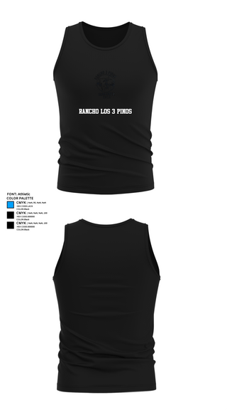 Tank Top, Rancho los 3 pinos, , Teamtime, Team time, sublimation, custom sports apparel, team uniforms, spirit wear, spiritwear, sports uniforms, custom shirts, team store, custom team store, fundraiser sports, apparel fundraiser