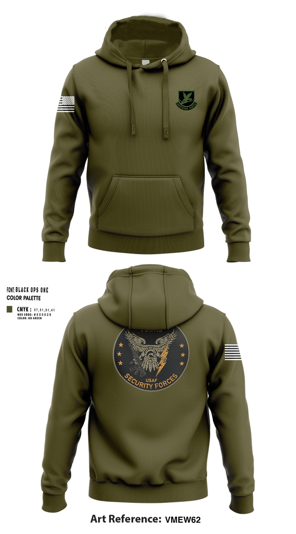 Hoodie, 314th Security Forces Squadron, Air Force, Teamtime, Team time, sublimation, custom sports apparel, team uniforms, spirit wear, spiritwear, sports uniforms, custom shirts, team store, custom team store, fundraiser sports, apparel fundraiser