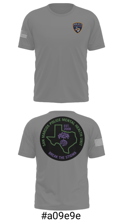 SMPD Mental Health Unit 50608252 Short Sleeve Performance Shirt - 6