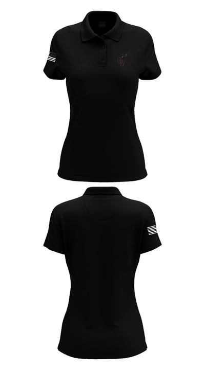 Owen-Withee High School Football 87083210 Women's Short Sleeve Performance Polo  - 36