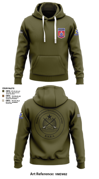 Hoodie, B.N.R.AB.N.R.Army, Army, Teamtime, Team time, sublimation, custom sports apparel, team uniforms, spirit wear, spiritwear, sports uniforms, custom shirts, team store, custom team store, fundraiser sports, apparel fundraiser
