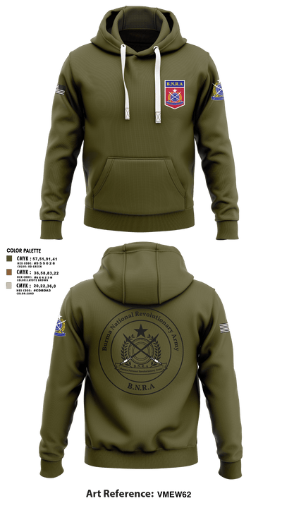 B.N.R.A 22892000 Hoodie - 1