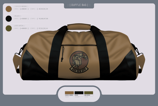 Duffle Bag, 332 ECS SCOS, Air Force, Teamtime, Team time, sublimation, custom sports apparel, team uniforms, spirit wear, spiritwear, sports uniforms, custom shirts, team store, custom team store, fundraiser sports, apparel fundraiser