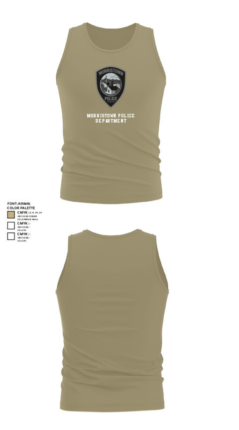 Tank Top, Morristown Police Department, Police, Teamtime, Team time, sublimation, custom sports apparel, team uniforms, spirit wear, spiritwear, sports uniforms, custom shirts, team store, custom team store, fundraiser sports, apparel fundraiser