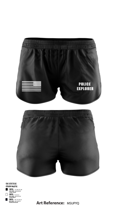 Ranger Panties, Police Explorer, Police, Teamtime, Team time, sublimation, custom sports apparel, team uniforms, spirit wear, spiritwear, sports uniforms, custom shirts, team store, custom team store, fundraiser sports, apparel fundraiser
