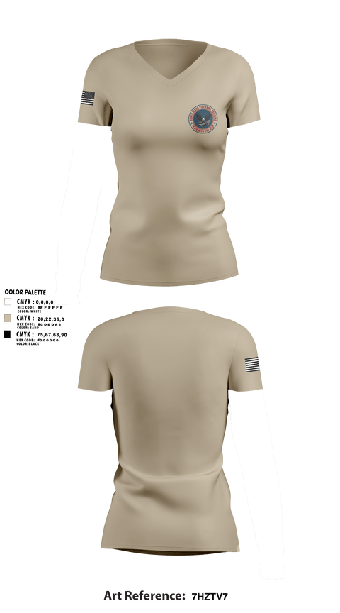 Womens Short Sleeve Vneck Shirt, North Idaho Firearms Training, , Teamtime, Team time, sublimation, custom sports apparel, team uniforms, spirit wear, spiritwear, sports uniforms, custom shirts, team store, custom team store, fundraiser sports, apparel fundraiser