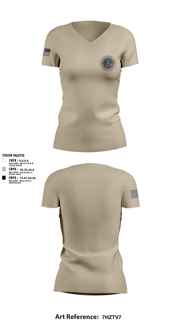 Womens Short Sleeve Vneck Shirt, North Idaho Firearms Training, , Teamtime, Team time, sublimation, custom sports apparel, team uniforms, spirit wear, spiritwear, sports uniforms, custom shirts, team store, custom team store, fundraiser sports, apparel fundraiser