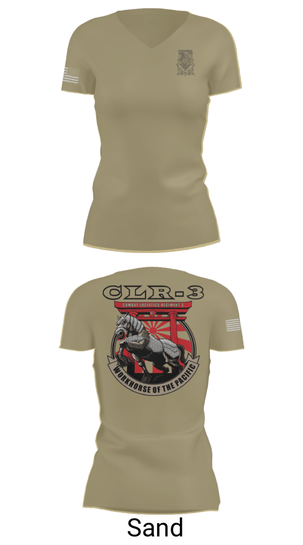 Women's Short Sleeve Vneck Shirt, WorkHorse, Marines, Teamtime, Team time, sublimation, custom sports apparel, team uniforms, spirit wear, spiritwear, sports uniforms, custom shirts, team store, custom team store, fundraiser sports, apparel fundraiser