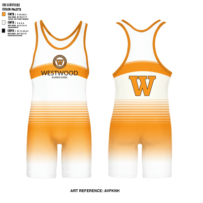 Westwood High School Wrestling 85669007 Wrestling Singlet -2