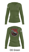 WorkHorse 24111487 Women's Long Sleeve V-neck Shirt - 57