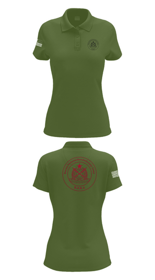Women's Short Sleeve Performance Polo, B.N.R.A, Army, Teamtime, Team time, sublimation, custom sports apparel, team uniforms, spirit wear, spiritwear, sports uniforms, custom shirts, team store, custom team store, fundraiser sports, apparel fundraiser