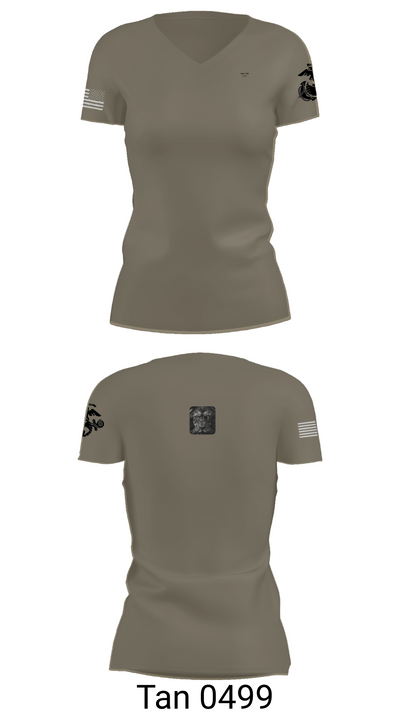 fobbs clothing 65474756 Women's Short Sleeve V-neck Shirt - 68