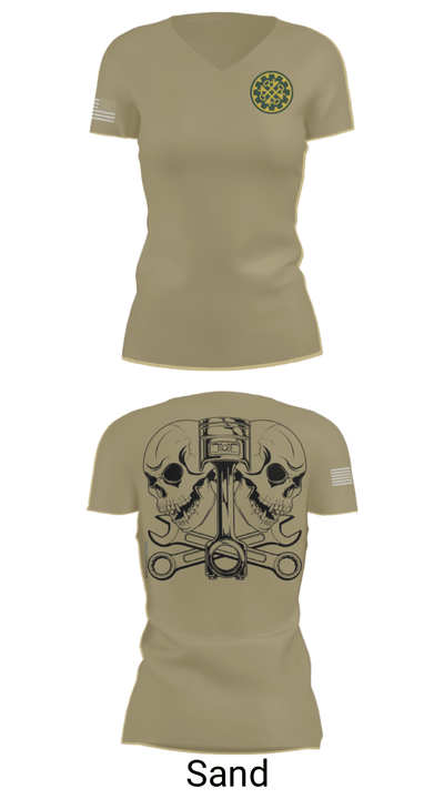 46th MP Co 42488170 Women's Short Sleeve V-neck Shirt - 88