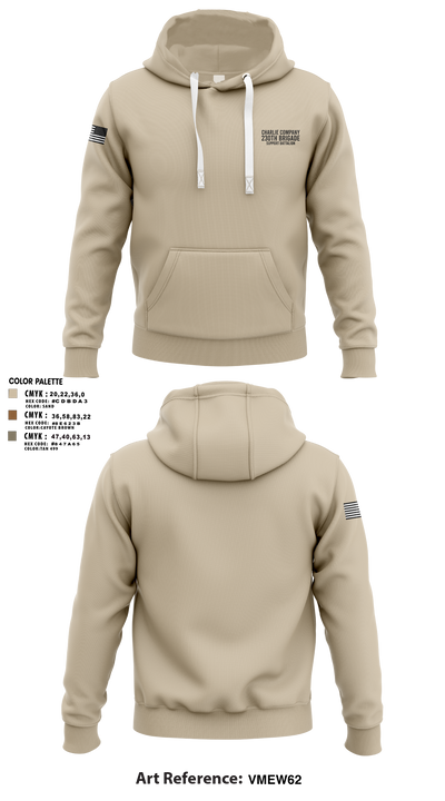 Charlie Company 230th Brigade Support Battalion Hoodie - 1