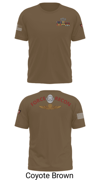 Old School Cotton Feel Shirt, B Co. 3rd Recon BnForce Reconnaissance, Marines, Teamtime, Team time, sublimation, custom sports apparel, team uniforms, spirit wear, spiritwear, sports uniforms, custom shirts, team store, custom team store, fundraiser sports, apparel fundraiser