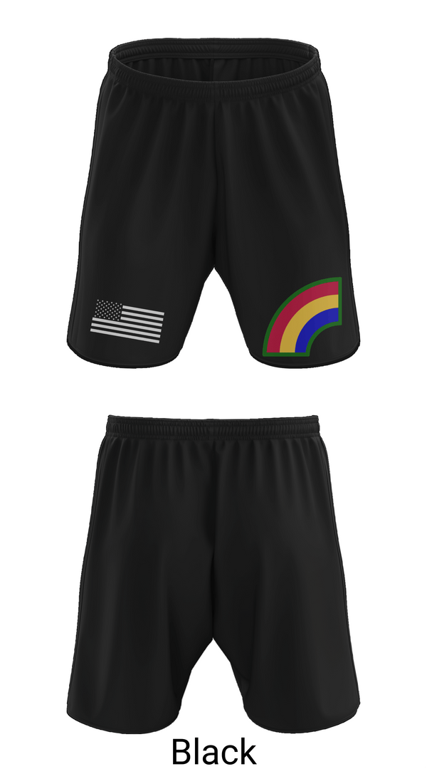 Athletic Shorts With Pockets, 42ND Infantry Division, Army, Teamtime, Team time, sublimation, custom sports apparel, team uniforms, spirit wear, spiritwear, sports uniforms, custom shirts, team store, custom team store, fundraiser sports, apparel fundraiser