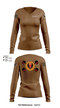 1K+ Ultra Club 66714943 Women's Long Sleeve V-neck Shirt - 5