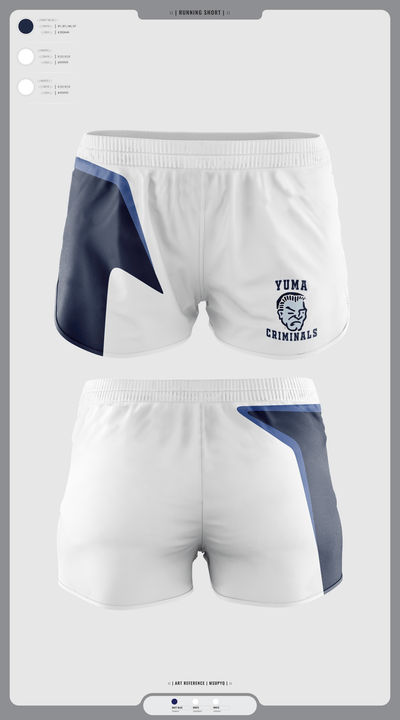 Yuma High School Wrestling 97193849 Women's Shorts - 2