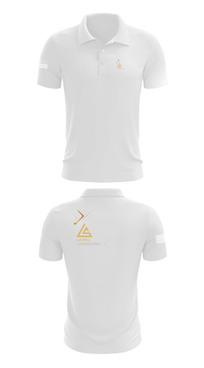 Laurel Contracting 51713109 Short Sleeve Performance Polo - 9