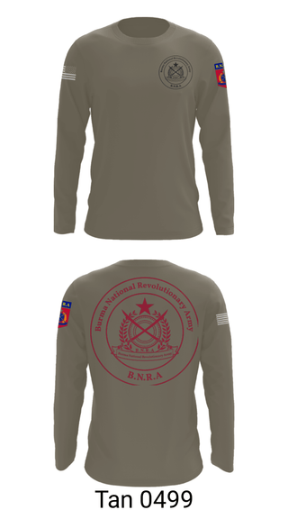 Long Sleeve Performance Shirt, B.N.R.A, Army, Teamtime, Team time, sublimation, custom sports apparel, team uniforms, spirit wear, spiritwear, sports uniforms, custom shirts, team store, custom team store, fundraiser sports, apparel fundraiser