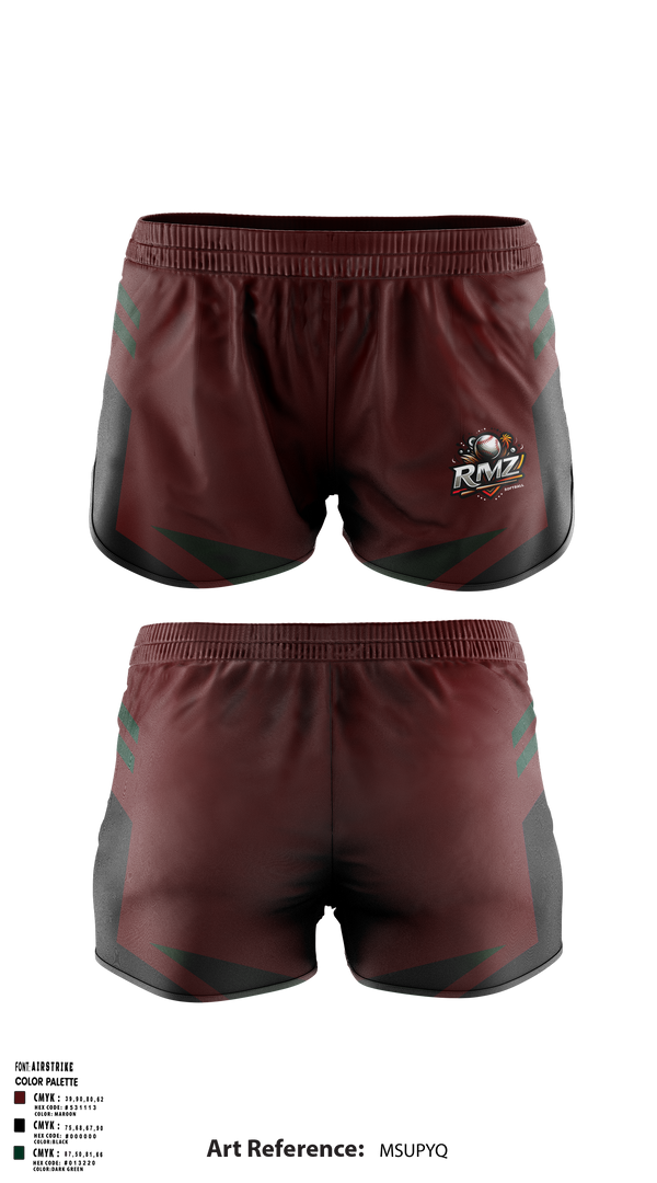 Womens Shorts, RMZ, Softball, Teamtime, Team time, sublimation, custom sports apparel, team uniforms, spirit wear, spiritwear, sports uniforms, custom shirts, team store, custom team store, fundraiser sports, apparel fundraiser