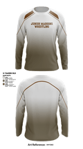 Junior maroons 80519934 Long Sleeve Performance Shirt - 1