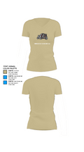 Okmulgee High School Football 68163660 Women's Short Sleeve V-neck Shirt - 38
