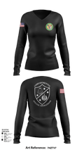 CSO 60647383 Women's Long Sleeve V-neck Shirt - 4