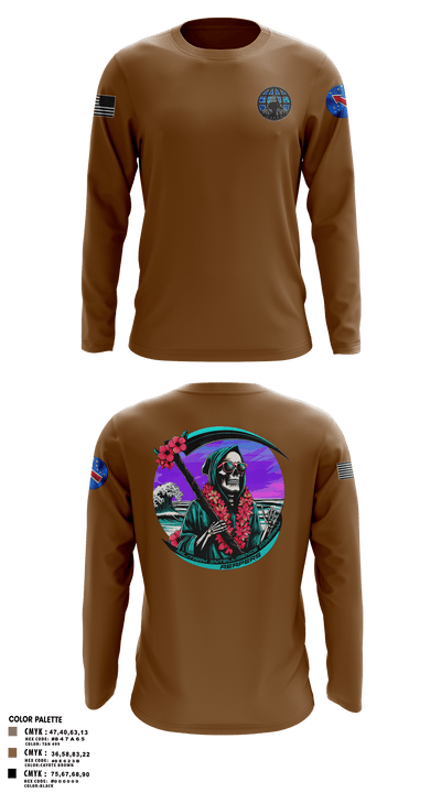REAPERS, FT SHAFTER 63519061 Long Sleeve Performance Shirt 2